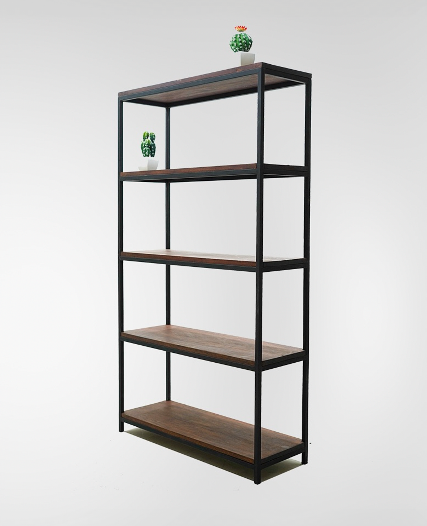 Levels solid wood ladder shelf Maldives multi-level display — Tenon