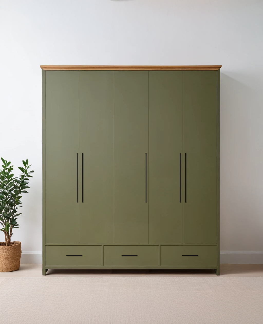 Oliveridley solid wood wardrobe Maldives turtle-inspired design — Tenon