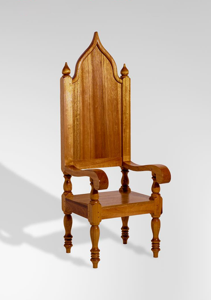 Alkursiun solid wood mimbar Maldives stately mosque design — Tenon