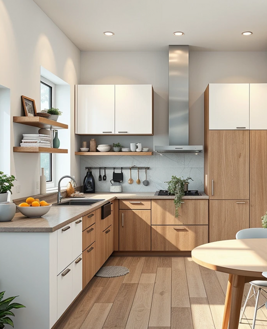Kitchen - Ash / white combo