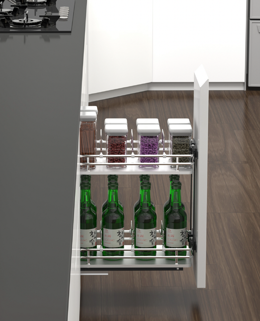 2 layer pullout basket 300mm